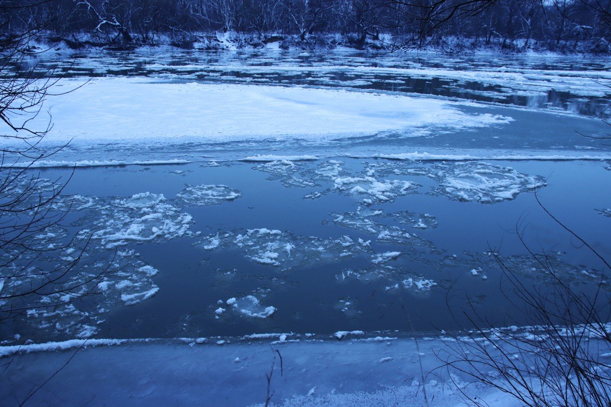 Jégzajlás a Maroson