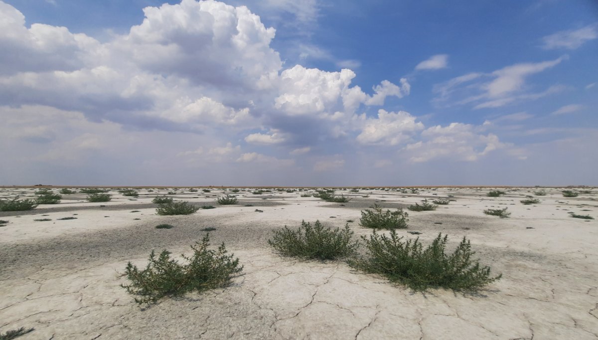 Egy hónappal később már meghatározták a meder látványát