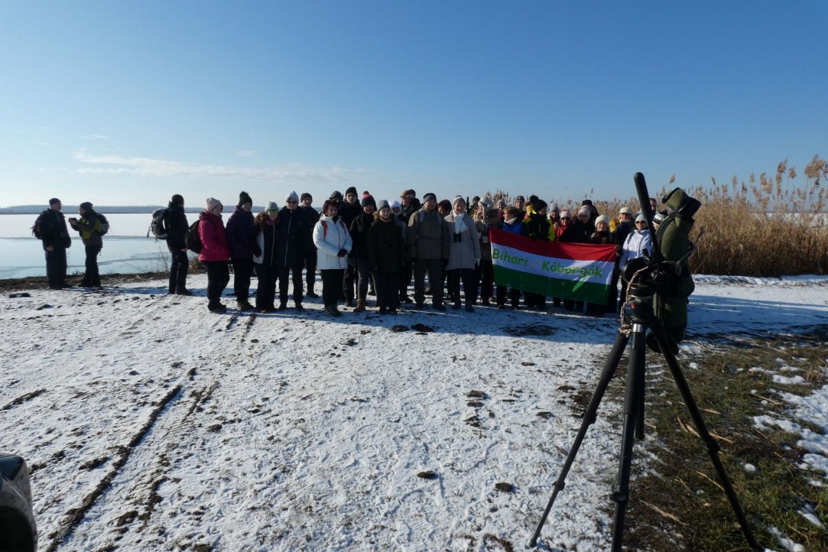 Téli túra a Begécsi halastavakon